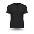 Mock-up T-shirt Sport Template Advertising Store Fashion Cotton Apparel Black