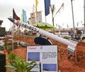 Mock up of Trishul, Indian Surface to Air missile