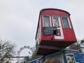 The mock-up of Vienna Giant Ferris Wheel`s gondola of the Prater amusement park in Vienna, Austria. Royalty Free Stock Photo
