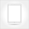 Mock up white tablet