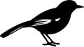 mockingbird Black Silhouette Generative Ai