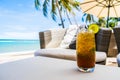 Mocktail on the beach