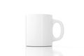 Mockup Ceramic Coffee Mug on White Background - 3D Illustration Render Royalty Free Stock Photo