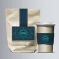 Mockup Foil Food Snack pack For Chips, Spices, Coffee,