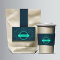 Mockup Foil Food Snack pack For Chips, Spices, Coffee,