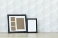 Mockup frames on a desk