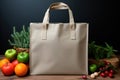 Mockup of Natural Cotton Shopper Bags