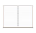 Mockup notebook on a white background stylish illustration