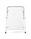 Mockup outdoor advertising stand on a white background. Blank for copy space. 3d rendering. Promotional rack for your design. Royalty Free Stock Photo