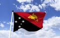 Mockup of the Papua New Guinea flag