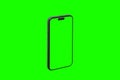 Mockup smart phone isolated Transparent screen and Clipping Path for Infographic Business web site design app