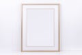 Mockup styled stock photography with portrait gold frame