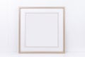 Mockup styled stock photography with square gold frame