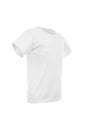 Mockup of a template of a man`s t-shirt on a white background