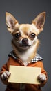 mockup text logo chihuahua bad dog mock up