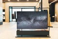 Mockup visual for indoor advertising billboard display. Blank billboards advertising space for mock up purpose; OOH ad Royalty Free Stock Photo