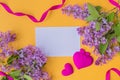 Mockup white greeting card  and envelope Royalty Free Stock Photo