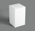 Standig white box mockup Royalty Free Stock Photo