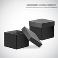 Mocup boxes vector