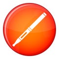 Mod and clearomizer in the kit icon, flat style