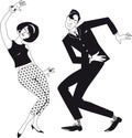 Mods dancing clip art