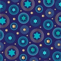 Mod jewish star background pattern