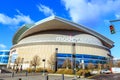 Moda Center, formerly known as the Rose Garden, is the primary i Royalty Free Stock Photo