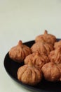 Modak- a traditional dish made during Ganpati festival in India, a sweet made with coconut, jaggery, and dry fruits stuffed