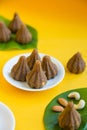 Modak is a traditional Indian sweet dumpling offered to Elephant God Ganapati on Ganesh Chaturthi Festival. Made from rice flour