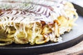 Modanyaki Okonomiyaki Japanses Pizza Royalty Free Stock Photo