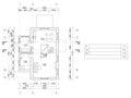 Simple small ground floor plan Royalty Free Stock Photo