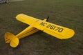 Piper Cub model airplane show Royalty Free Stock Photo