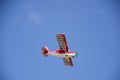 Model airplane stunt plane spinning