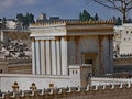 Model of ancient Temple of Jerusalem Royalty Free Stock Photo