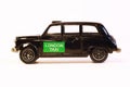Model of black London taxi Royalty Free Stock Photo