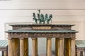 Model of Brandenburg Gate inside of the Berlin Victory Column, Berlin, Germany Royalty Free Stock Photo
