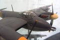 Model of British twin-engined WW2 multirole combat aircraft De Havilland DH98 Mosquito, scale 1:48