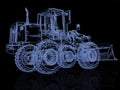 Model bulldozer