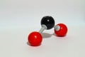 Model of carbon dioxide molecule Royalty Free Stock Photo