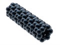 Model of carbon nanotube Royalty Free Stock Photo