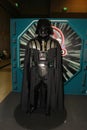 A model of the character Darth Vader from the movies and comics