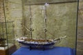 Model of classic sailing ship