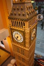 Model of the clock tower in london, the big well-made scale with colorful toy bricks for children to play