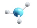 Model Of 3d Molecule Object Royalty Free Stock Photo