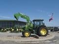 Model 6105 E tractor at John Deere Dealership