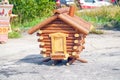 Model fabulous hut on chicken legs