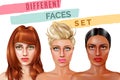 Model Face Set