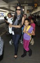 Model/fashion designer Kimora Lee Simmons at LAX