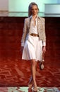 Model Gemma Ward walks runway fashion show of Valentino Ready-To-Wear collection