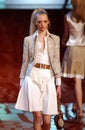 Model Gemma Ward walks runway fashion show of Valentino Ready-To-Wear collection